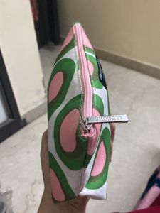 Marimekko For Clinique Green Circle Makeup Bag
