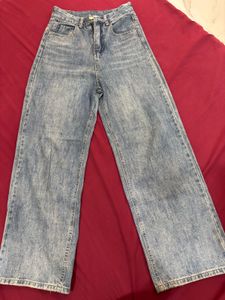 Light Wash Wide Leg Jeans