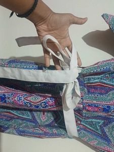 Vibrant Paisley Print Jumpsuit with belt