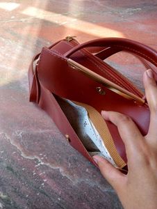 Chic Red Handbag