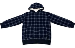 Men's Plaid Sherpa Lined Hoodie