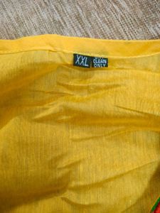Yellow Embroidered Kurta