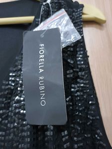 sequin Black Sleeveless Top new