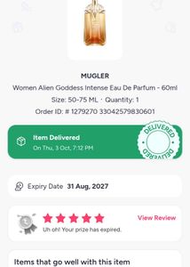 Mugler Alien Goddess Intense- 5ml Decant