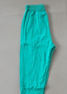 Bright Orange and green Ethnic Leggings