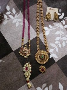 Jwellery sets combo + freebie item