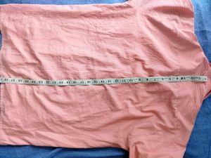 Men's/Women's Pink Striped Dress Shirt
