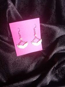 Unique Silver &amp; Pearl Earrings