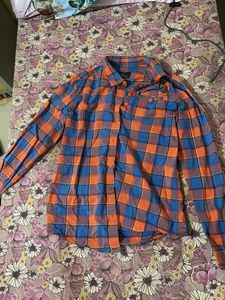 Office Plaid Button-Up Shirt