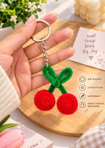 Cute Cherry Keychain