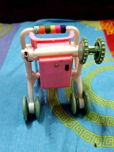 Pink Doll Stroller