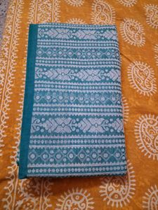 Rama green jamdani saree