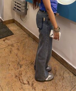 Stylish Wide-Leg Denim Jeans