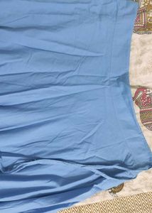 Blue Kurta Skirt Set