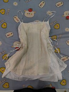 Vintage Lace Trimmed Camisole Top