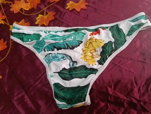 Floral Print Bikini Bottom