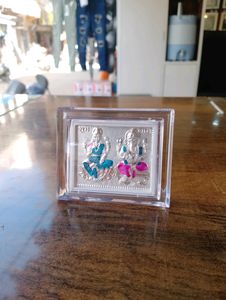 Laxmi Ganesh Frame Color Finishing Pure Silver 999
