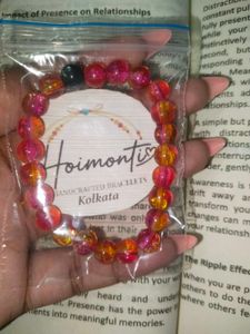 Handcrafted crystal glass beads bracelets
