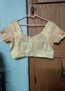 Designer Silk Blouse Set