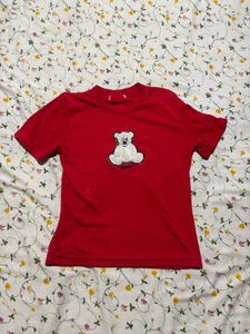 Cute Red Teddy Bear T-Shirt
