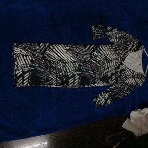 Stylish Printed Wrap Dress