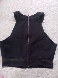Stylish Black Sleeveless Top