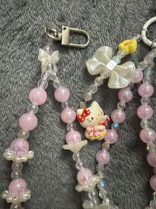 Kawaii Beaded Keychain/bag and phone Charm