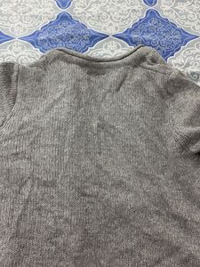Cozy Grey Button-Up Cardigan