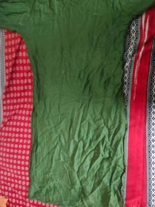 Green Embroidered Kurti