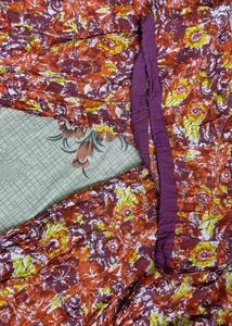 lakskita Peach shirt with Printed Palazzo Pants