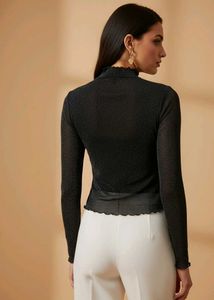 Fit Black Stretch Top