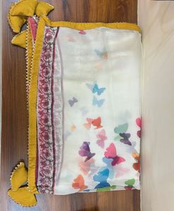 Butterfly Print Dupatta
