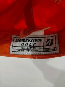 Bridgestone Orange Baseball Cap