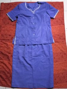 Vintage Purple Skirt Suit