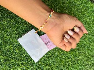 Gold Tone Gemstone Bracelet