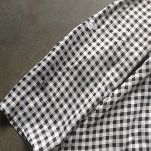 Chic Gingham Tunic Top