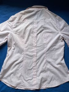 Light Pink Button-Up Blouse