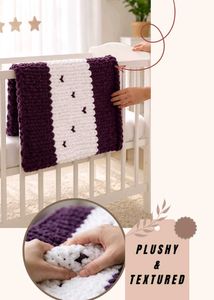 Voilet Cloud Wrap - Infant blanket. (Purely new)