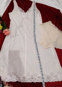 Vintage Lace Nightgown &amp; Panty Set