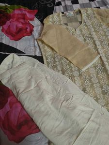 Elegant Chikankari Kurta Set