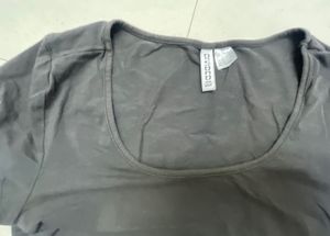 Women's Basic Grey T-Shirt