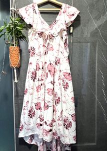 Chic Floral Print Midi Dress