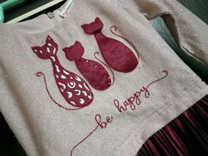 Sparkly Cat Dress Branded