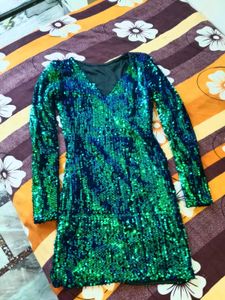 Sequin Mini Dress