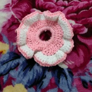 Crochet scrunchies.