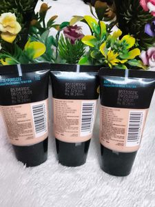 Pack of 3 Maybelline New York Liquid Foundation, M