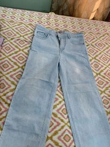 Light Wash Wide Leg Jeans