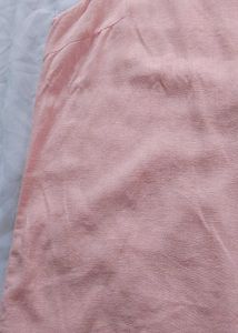 Chic Pink Sleeveless V-Neck Button-Up Top