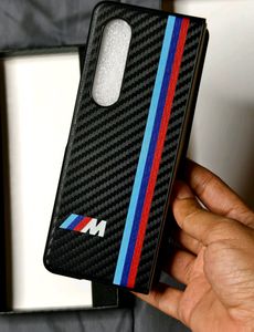 Galaxy Fold 3 Luxurious BMW Carbon Fiber Case