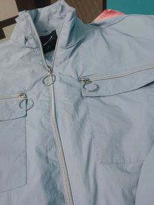 Zip-Front Jacket with Flap Pockets